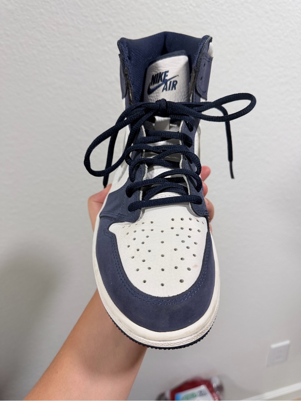 Air Jordan 1 navy - Picture 2 of 9